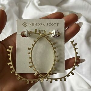 Kendra Scott Gold Hoop Earrings
